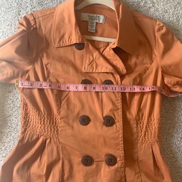 American rag light weight jacket/blazer. Orange size medium - Picture 7 of 10